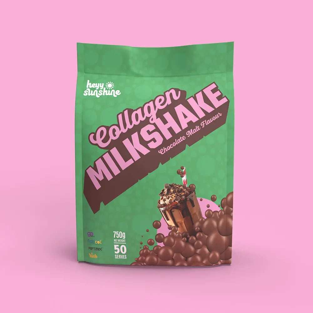 Chocolate Malt Collagen Milkshake
