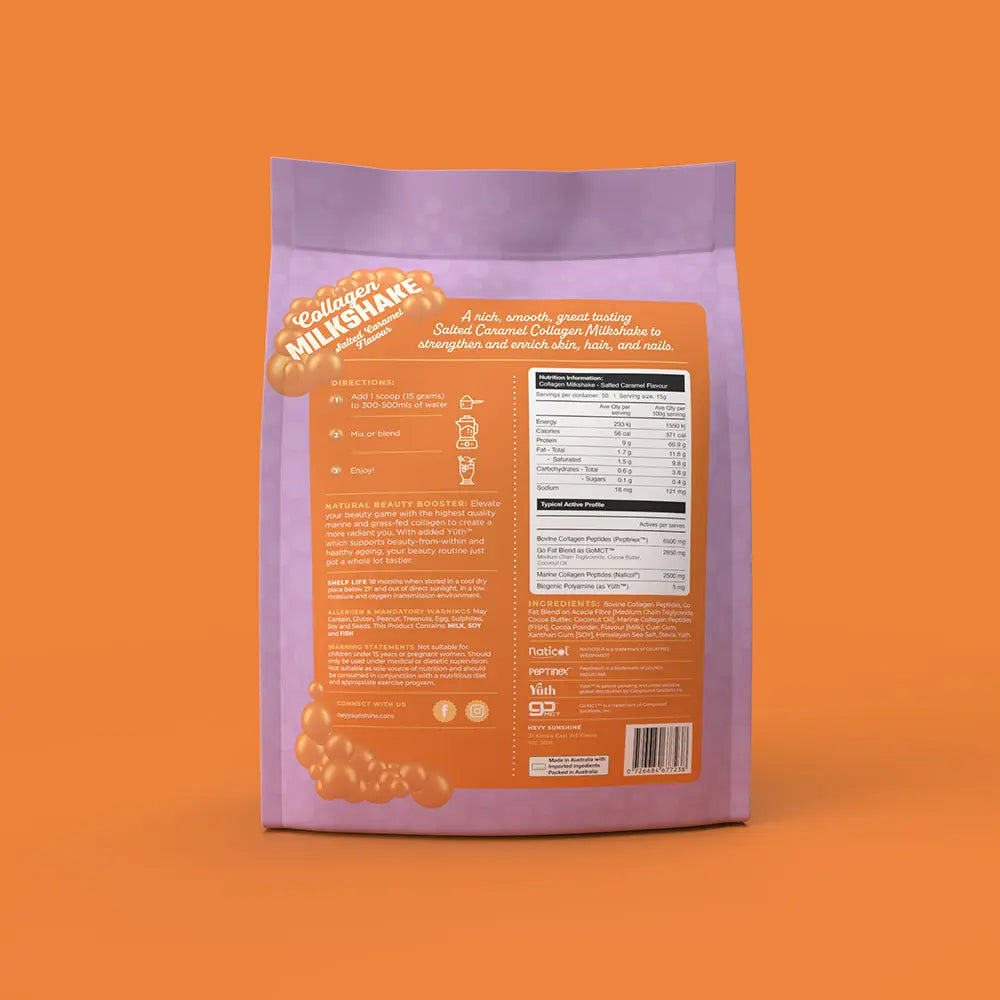 Salted Caramel Collagen Milkshake