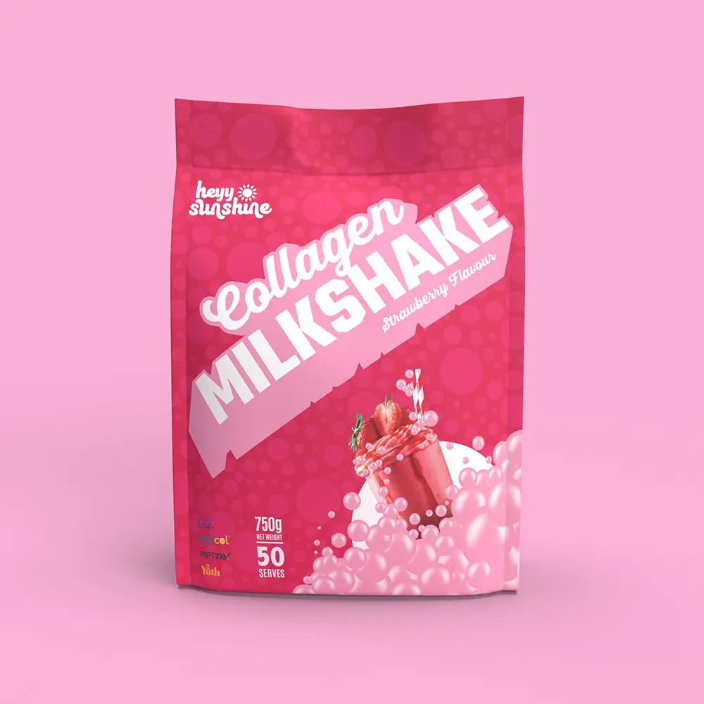 Strawberry Collagen Milkshake