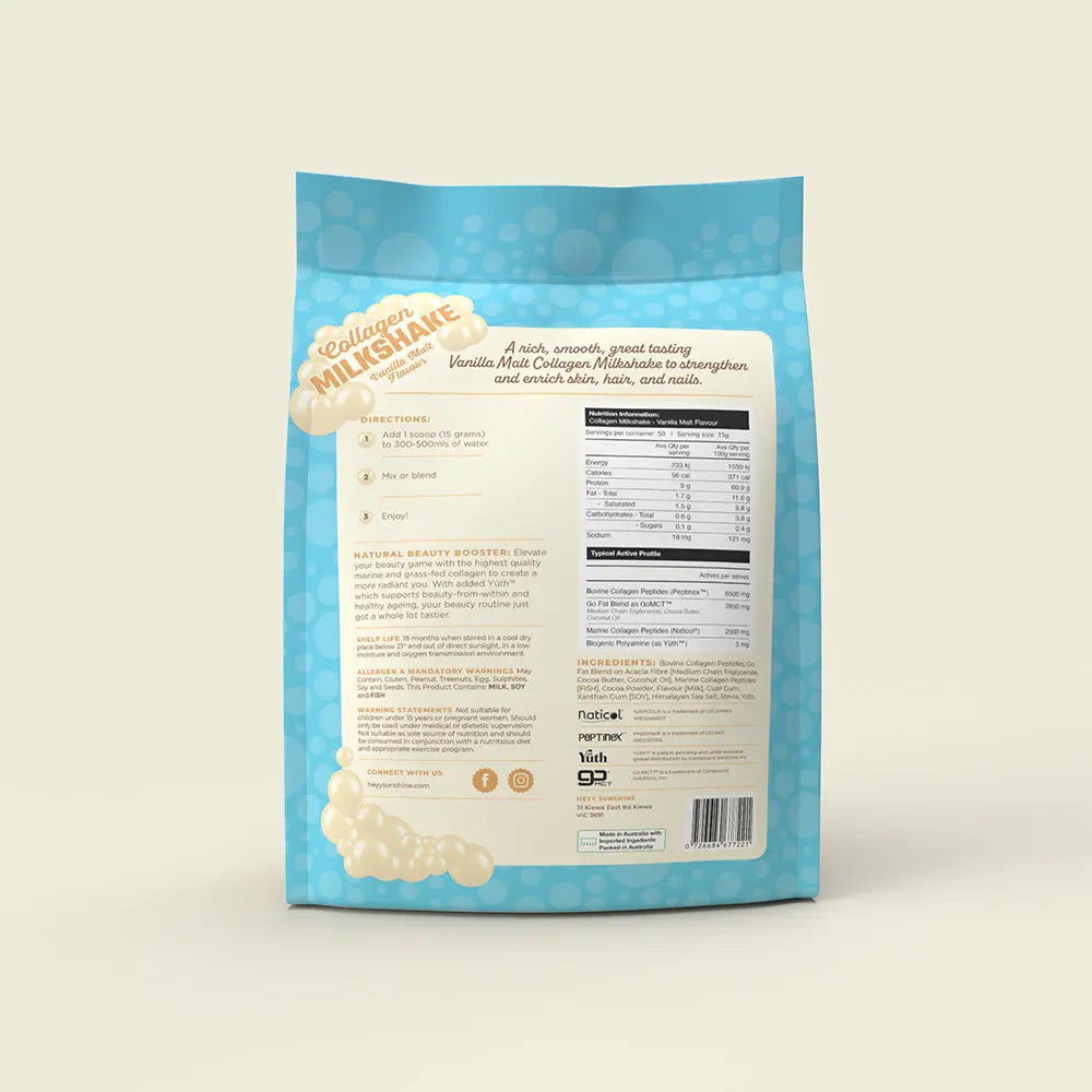 Vanilla Collagen Milkshake